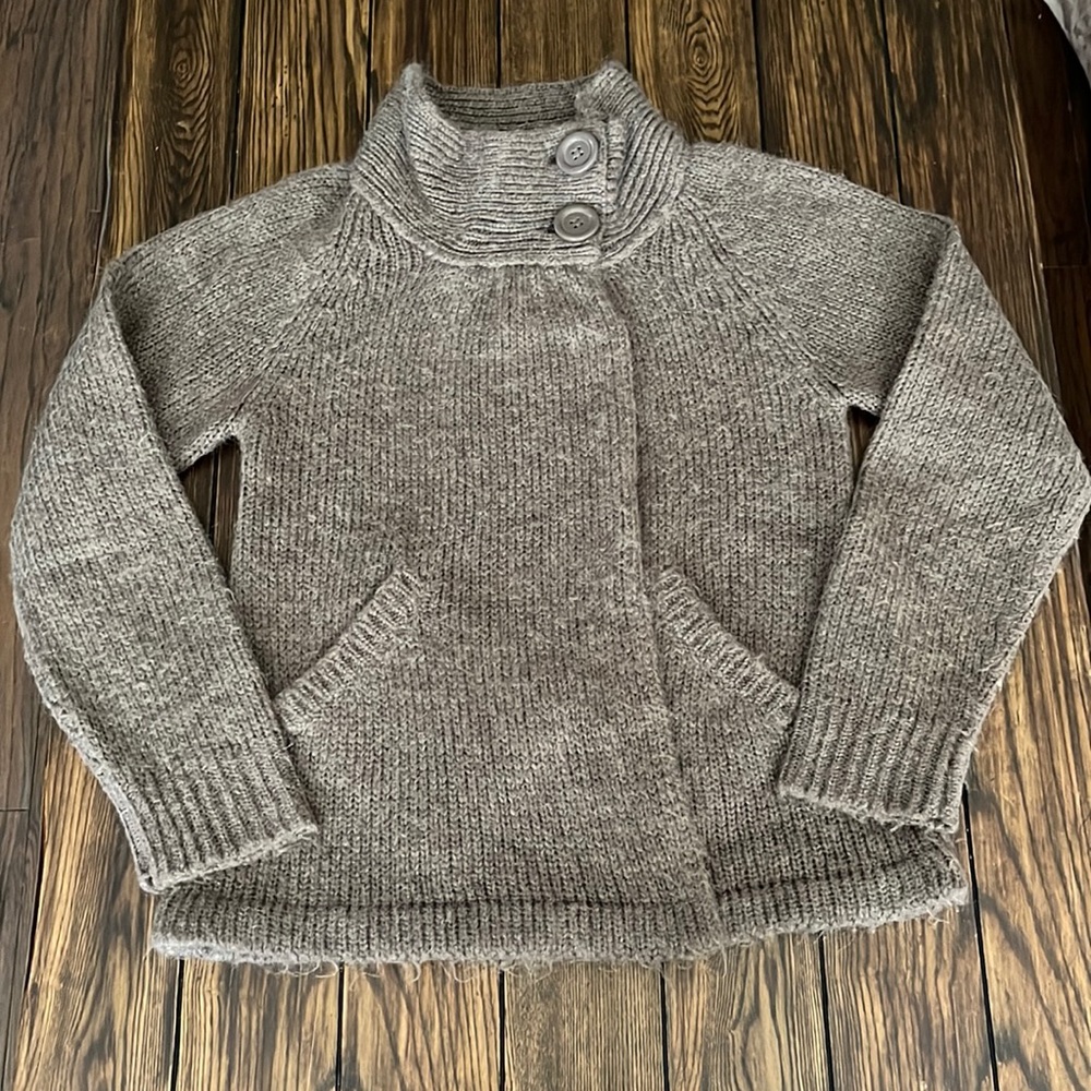 VGUC R brand brown cardigan